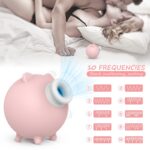 Piggy Estimulador de Clitóris com Sucção 10 vibrações