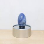 Yoni Egg Quartzo Azul em forma de ovo de cristal