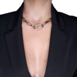 Algemas Cartier e Colar Choker Curto