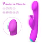 Vibrador Rabbit Recarregável para Ponto G e Clitóris - Anas - Imagem 5