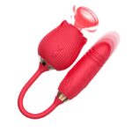 Vibrador Rosa Vai e Vem Com Sugador - Imagem 8
