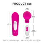 Vibrador de Casal Com Controle Remoto Wejoy - RCT - S-Hande - Imagem 6