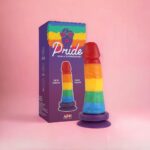 Pênis Realístico Linha Pride Com Ventosa 16cm