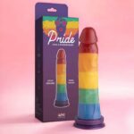 Pênis Realístico Linha Pride Com Ventosa 20cm