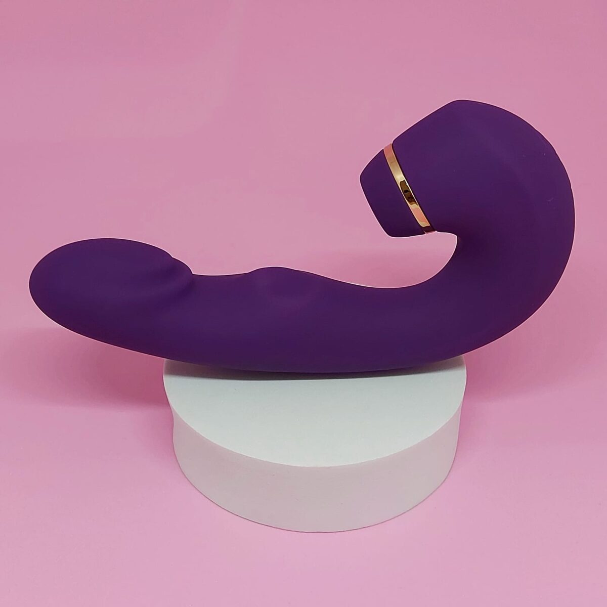 Vibrador de Ponto G e Clitóris com Pulsação e Sucção Oiga
