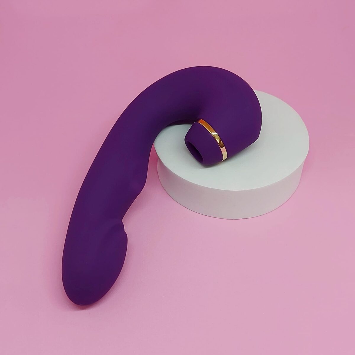 Vibrador de Ponto G e Clitóris com Pulsação e Sucção Oiga