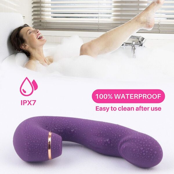 Vibrador de Ponto G e Clitóris com Pulsação e Sucção Oiga
