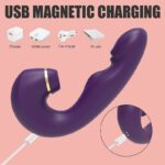 Vibrador de Ponto G e Clitóris com Pulsação e Sucção Oiga