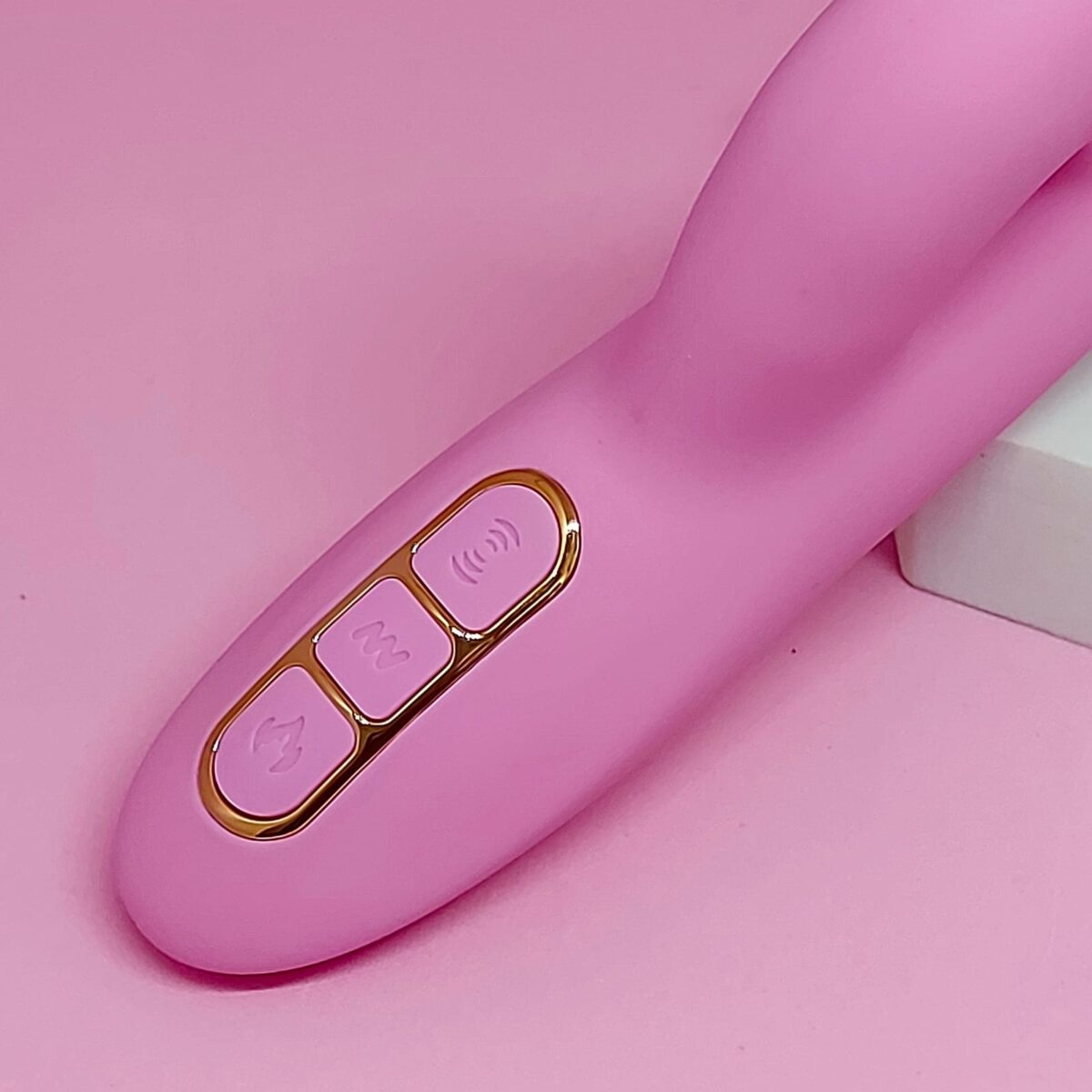 Vibrador Vai e Vem de Ponto G e Clitóris Com Aquecimento Dibe