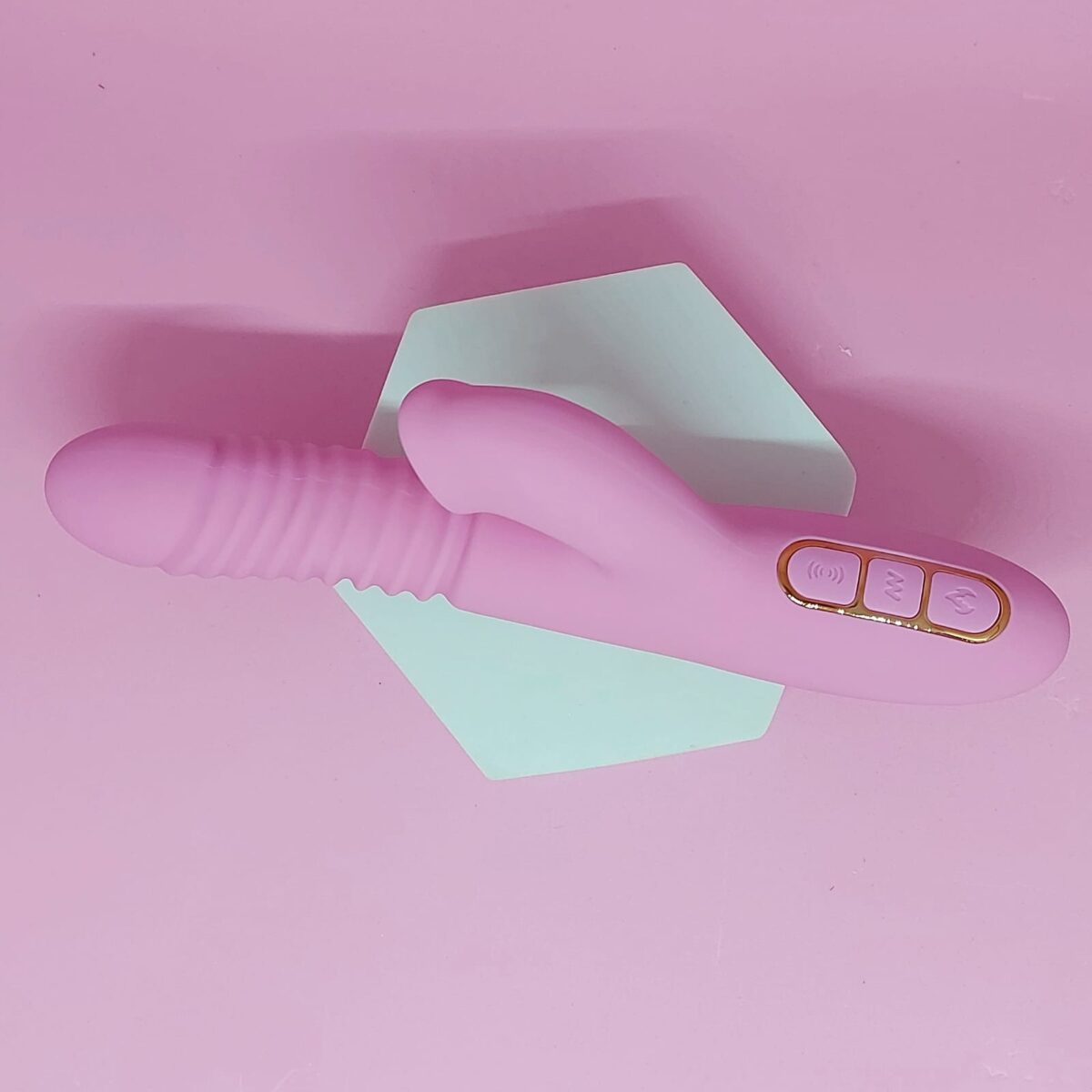 Vibrador Vai e Vem de Ponto G e Clitóris Com Aquecimento Dibe