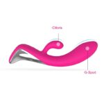 Vibrador Ponto G Dedilhar com Estimulador de Clitóris - Demons