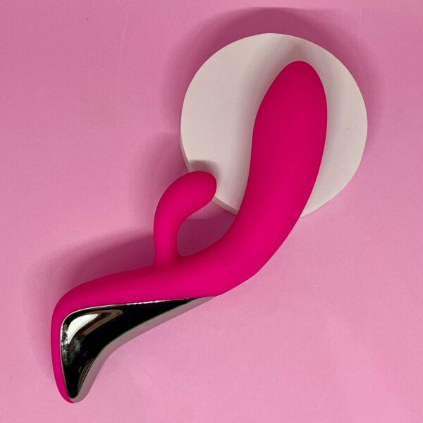 Vibrador Ponto G Dedilhar com Estimulador de Clitóris - Demons
