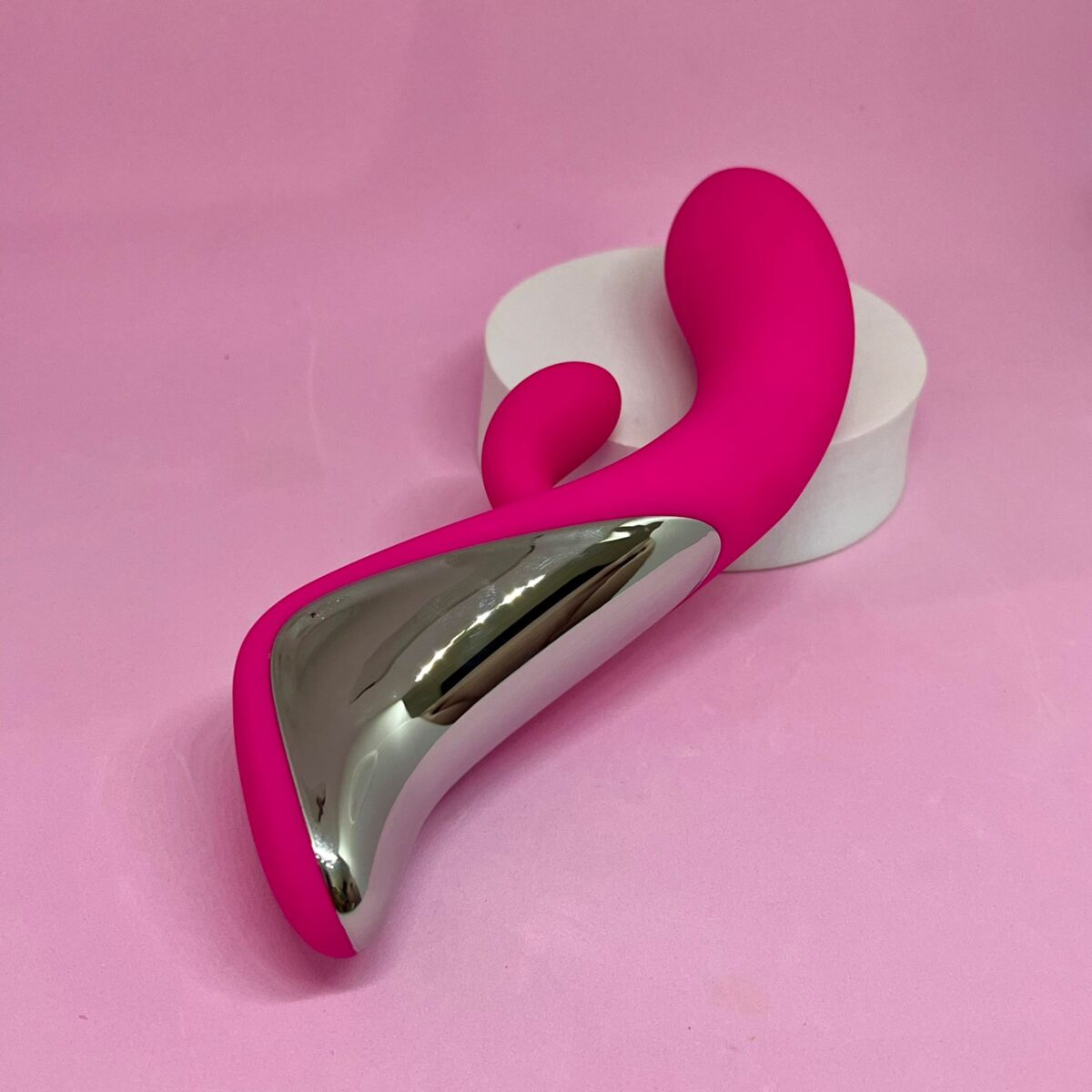 Vibrador Ponto G Dedilhar com Estimulador de Clitóris - Demons