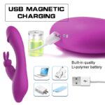 Vibrador Rabbit de Ponto G e Clitóris - Naughty U