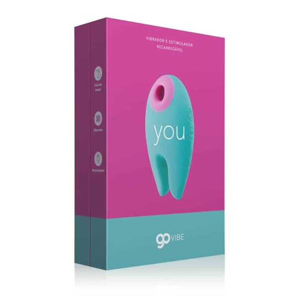 Vibrador e Estimulador de Clitóris Recarregável Go Vibe You
