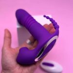 Vibrador de Ponto G e Pulsação Vai e Vem com Controle Remoto - Elysium