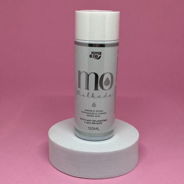 Sabonete Íntimo Anal Mo Molhada – 120ml | Higiene Suave com Ginkgo Biloba, Aloe Vera e Camomila