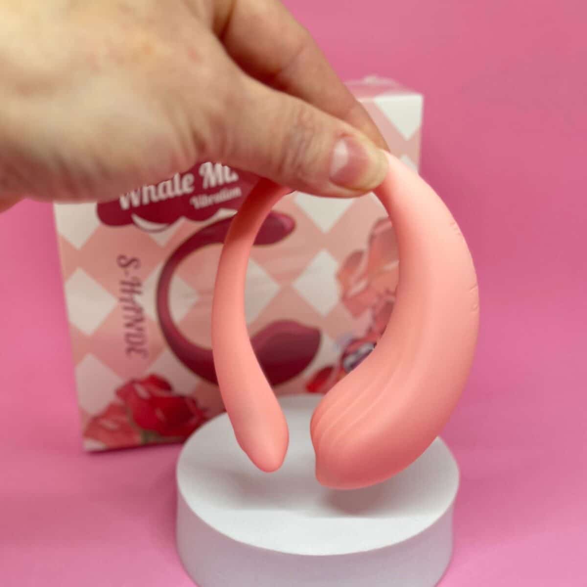 Vibrador de Casal Whale Mini APP – Controle por Smartphone e 9 Modos de Vibração Bluetooth