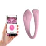 Vibrador de Casal Whale Mini APP – Controle por Smartphone e 9 Modos de Vibração Bluetooth