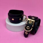 Algema de Luxo com Corrente Removível – Couro Legítimo - Domínio com Sofisticação