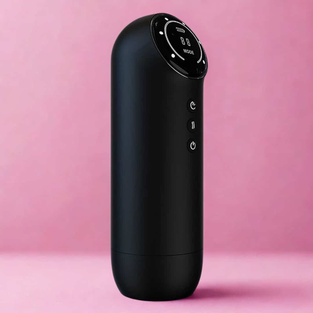 Masturbador Masculino Vulcan X 17 Modos com Sucção, Aquecimento e Turbo Potente Masturbador Masculino Vulcan X 17 Modos com Sucção, Aquecimento e Turbo Potente