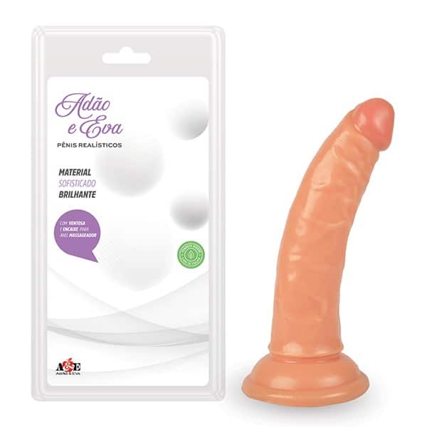 Prótese Instinto com Ventosa e Encaixe para Anel 16x3,5cm – PVC Atóxico