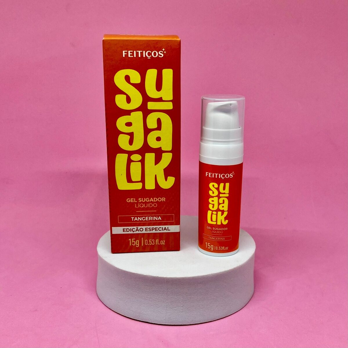 Sugalik Sugador Líquido Estimulante com Extratos Naturais Sensação De Sucção Pulsante e Excitante