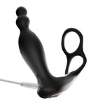 Plug Prostate Pulseduo App com Aquecimento e Anel Duplo | Controle via Bluetooth 10 Modos de Vibração