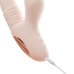 Vibrador Ponto G e Clitóris Aura App Control com Vai e Vem, Rotação e Aquecimento | Estímulo Inteligente 10 Modos SI