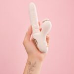 Vibrador Ponto G e Clitóris Aura App Control com Vai e Vem, Rotação e Aquecimento | Estímulo Inteligente 10 Modos SI